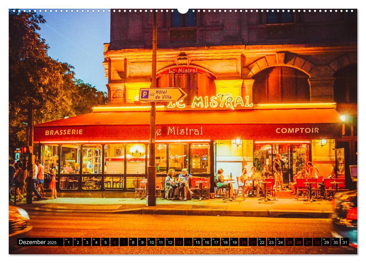 Bild: 9783435365890 | Paris Bistros (Wandkalender 2025 DIN A2 quer), CALVENDO Monatskalender