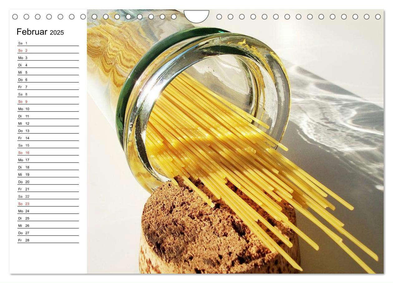 Bild: 9783435505739 | Heute gibt es Nudeln! Basta! Pasta-Impressionen (Wandkalender 2025...