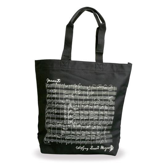 Cover: 9120014980097 | Shopper Mozart black | Tragtasche | Vienna World | EAN 9120014980097