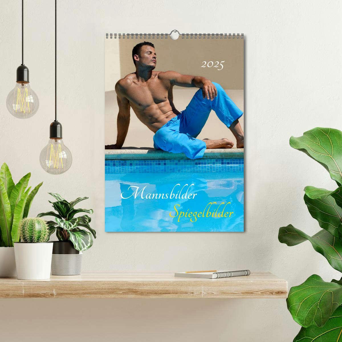 Bild: 9783435982639 | Mannsbilder Spiegelbilder (Wandkalender 2025 DIN A3 hoch), CALVENDO...