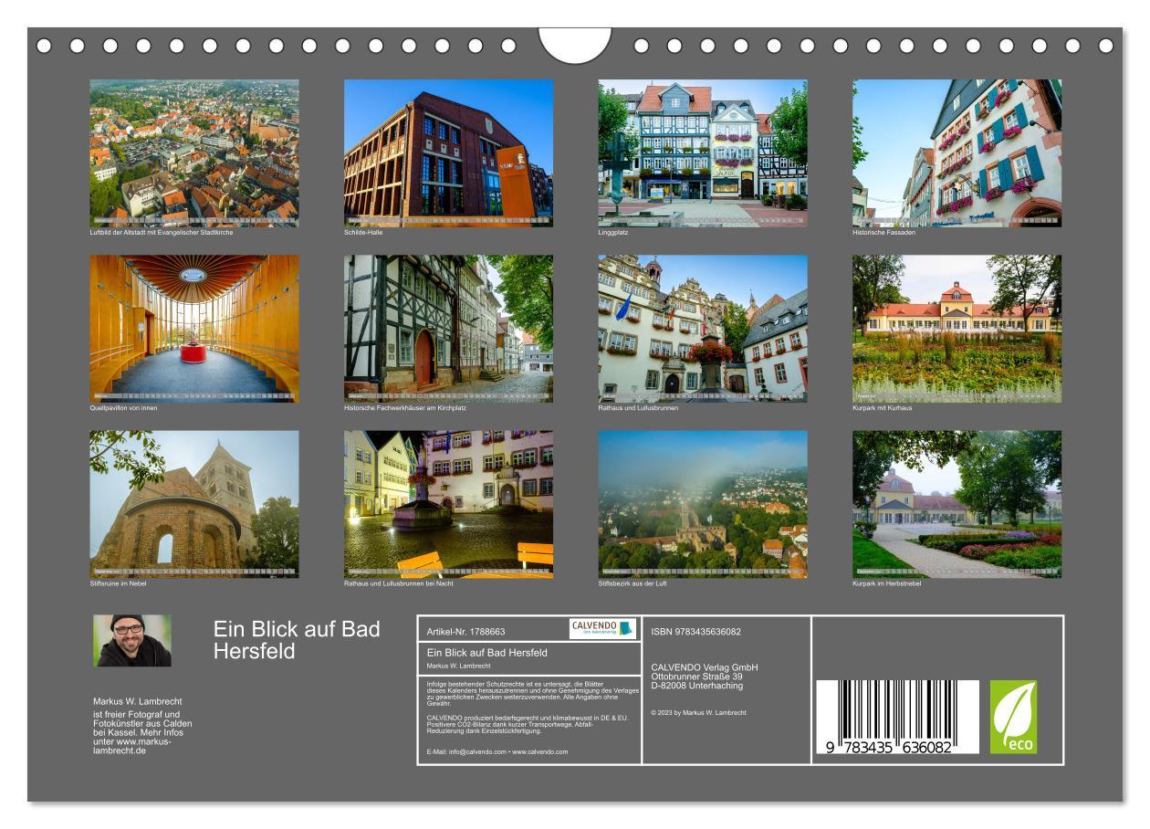 Bild: 9783435636082 | Ein Blick auf Bad Hersfeld (Wandkalender 2025 DIN A4 quer),...