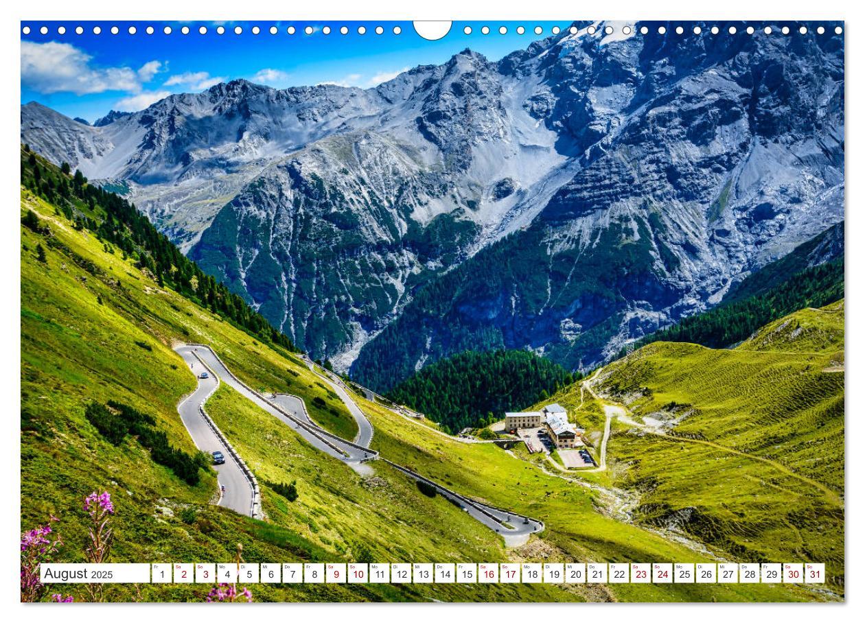 Bild: 9783435161065 | ALPENPÄSSE Österreich - Schweiz - Italien (Wandkalender 2025 DIN A3...