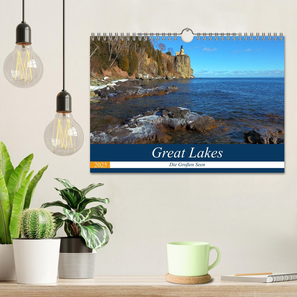 Bild: 9783435166510 | Great Lakes - Die großen Seen (Wandkalender 2025 DIN A4 quer),...