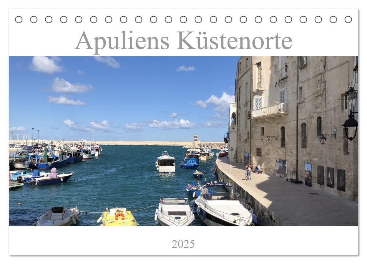 Cover: 9783435018215 | Apuliens Küstenorte (Tischkalender 2025 DIN A5 quer), CALVENDO...