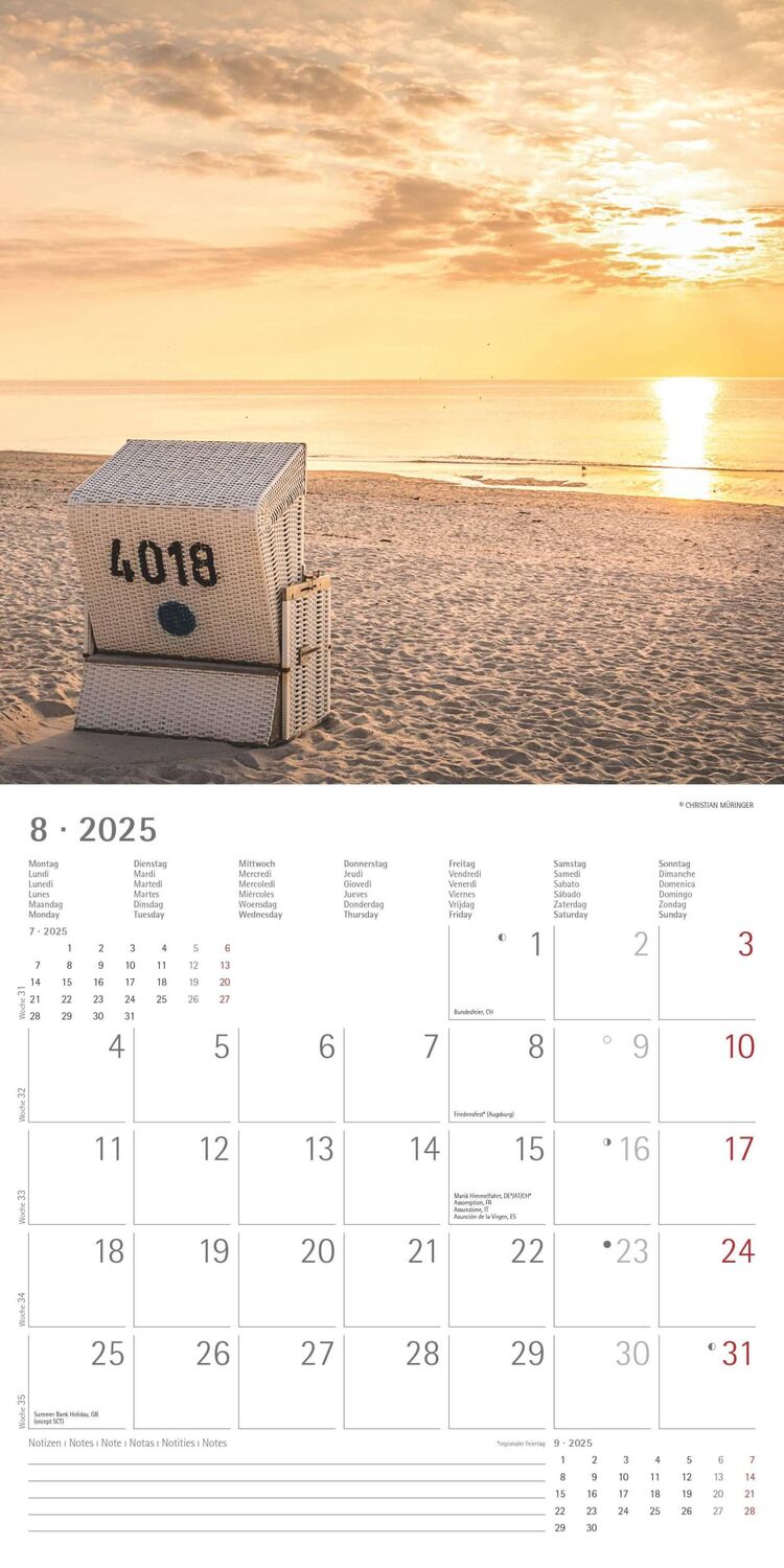 Bild: 4251732340889 | Seeblick 2025 - Broschürenkalender 30x30 cm (30x60 geöffnet) -...