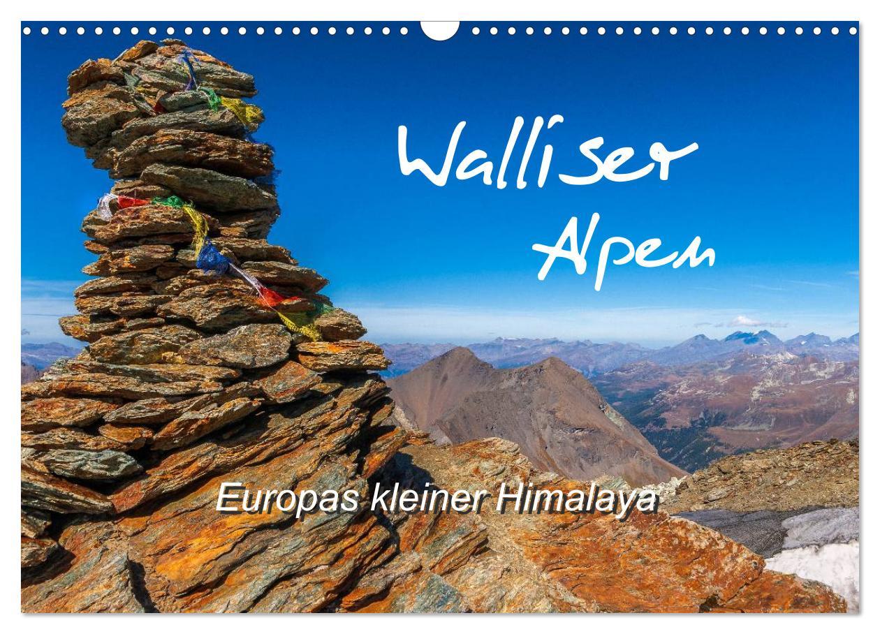 Cover: 9783435498277 | Walliser Alpen ¿ Europas »kleiner« Himalaya (Wandkalender 2025 DIN...