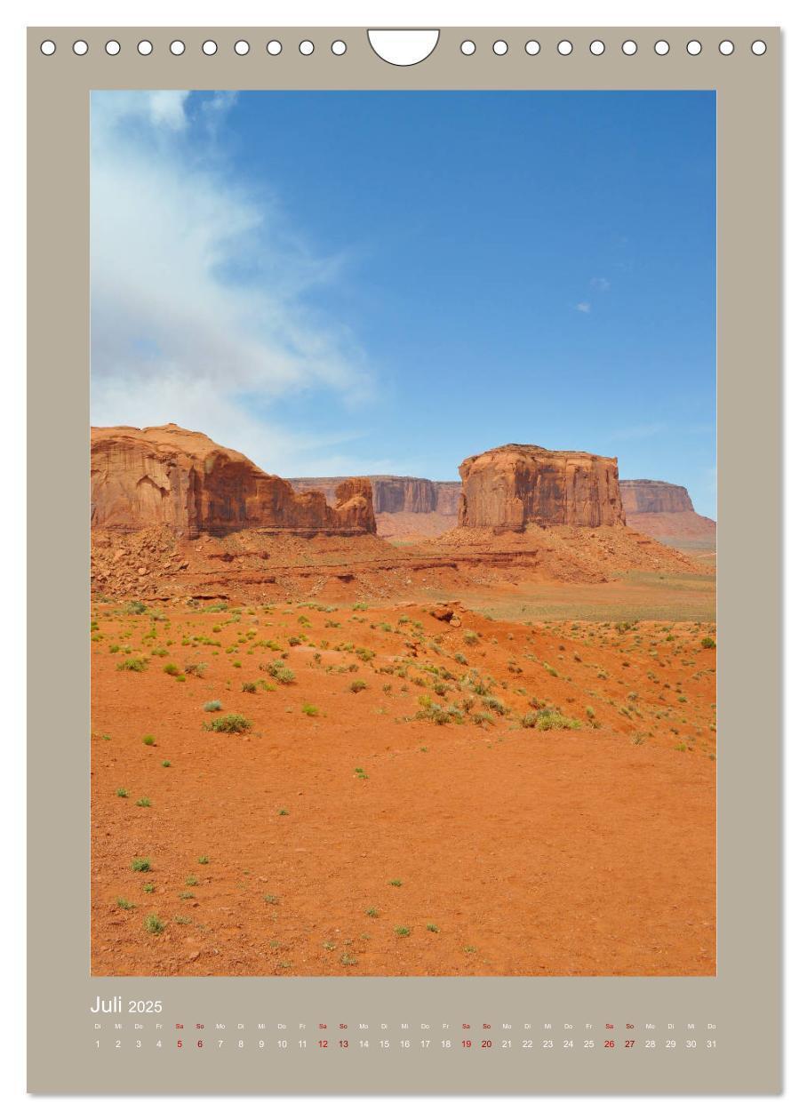 Bild: 9783435936236 | Erlebe mit mir das Monument Valley (Wandkalender 2025 DIN A4 hoch),...