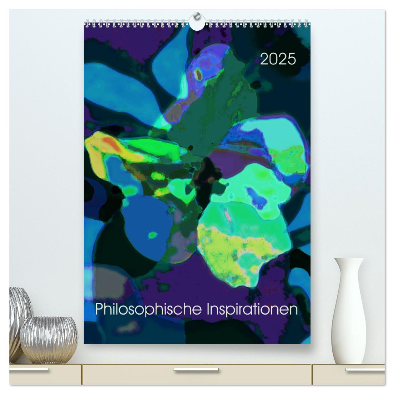 Cover: 9783435950522 | Philosophische Inspirationen Wandkalender 2025 (hochwertiger...