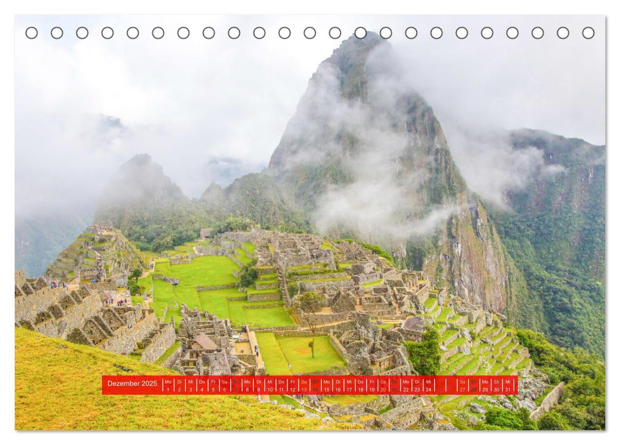 Bild: 9783383931215 | Peru - Magie der Anden (Tischkalender 2025 DIN A5 quer), CALVENDO...