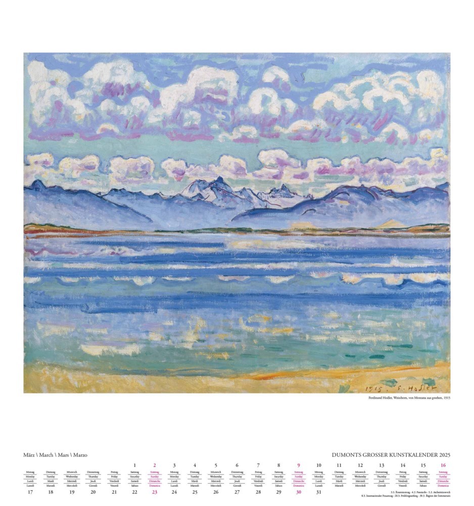 Bild: 4250809653006 | DUMONT - DUMONTS Großer Kunstkalender 2025 Wandkalender, 45x48cm,...