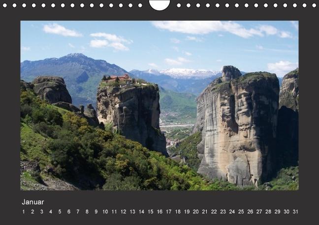 Bild: 9783660203479 | Meteora-Klöster in Griechenland (Wandkalender immerwährend DIN A4...