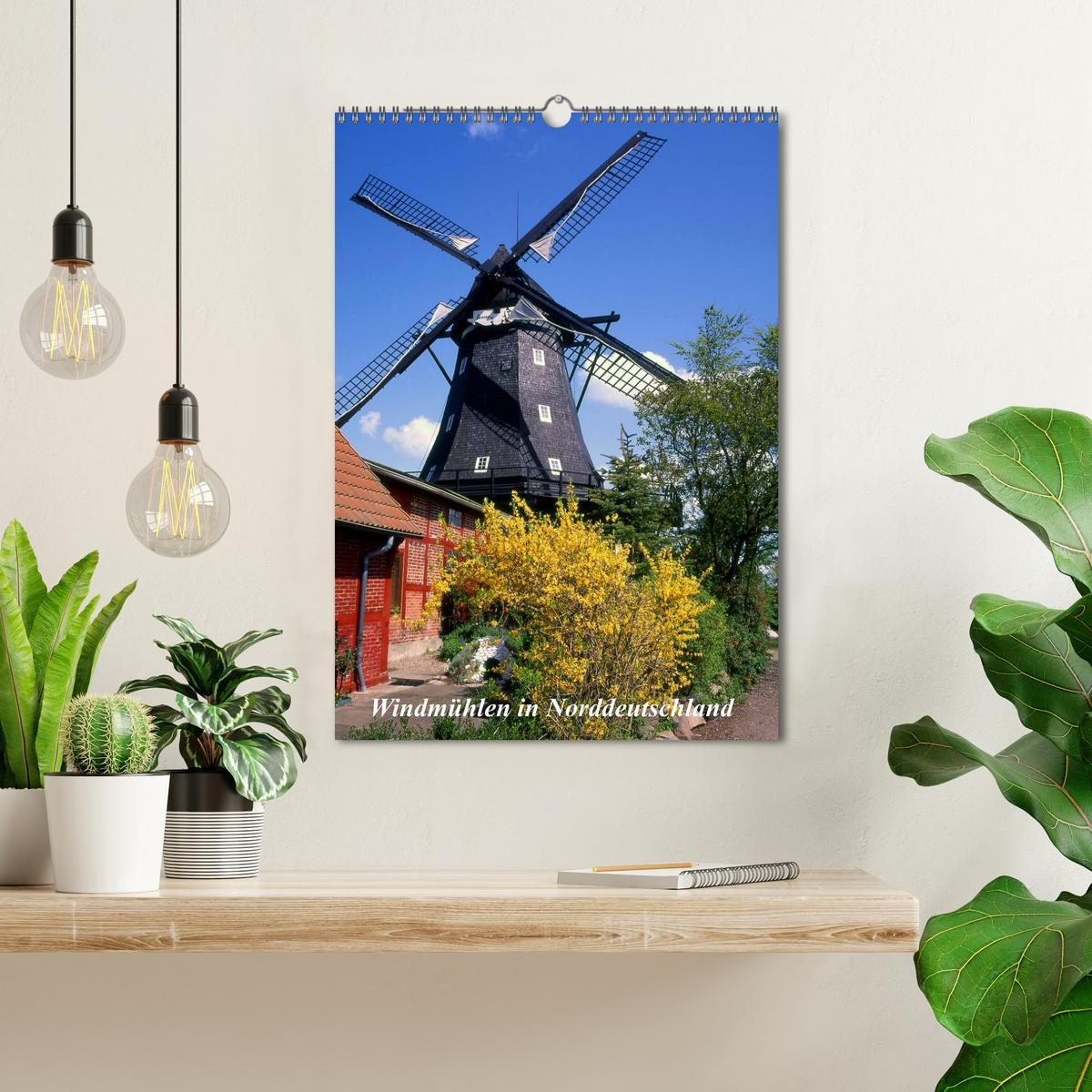 Bild: 9783457030264 | Windmühlen in Norddeutschland (Wandkalender 2025 DIN A3 hoch),...