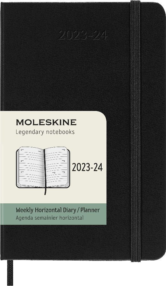 Bild: 8056598857054 | Moleskine 18 Monate Wochenkalender 2023/2024, Pocket/A6, Schwarz