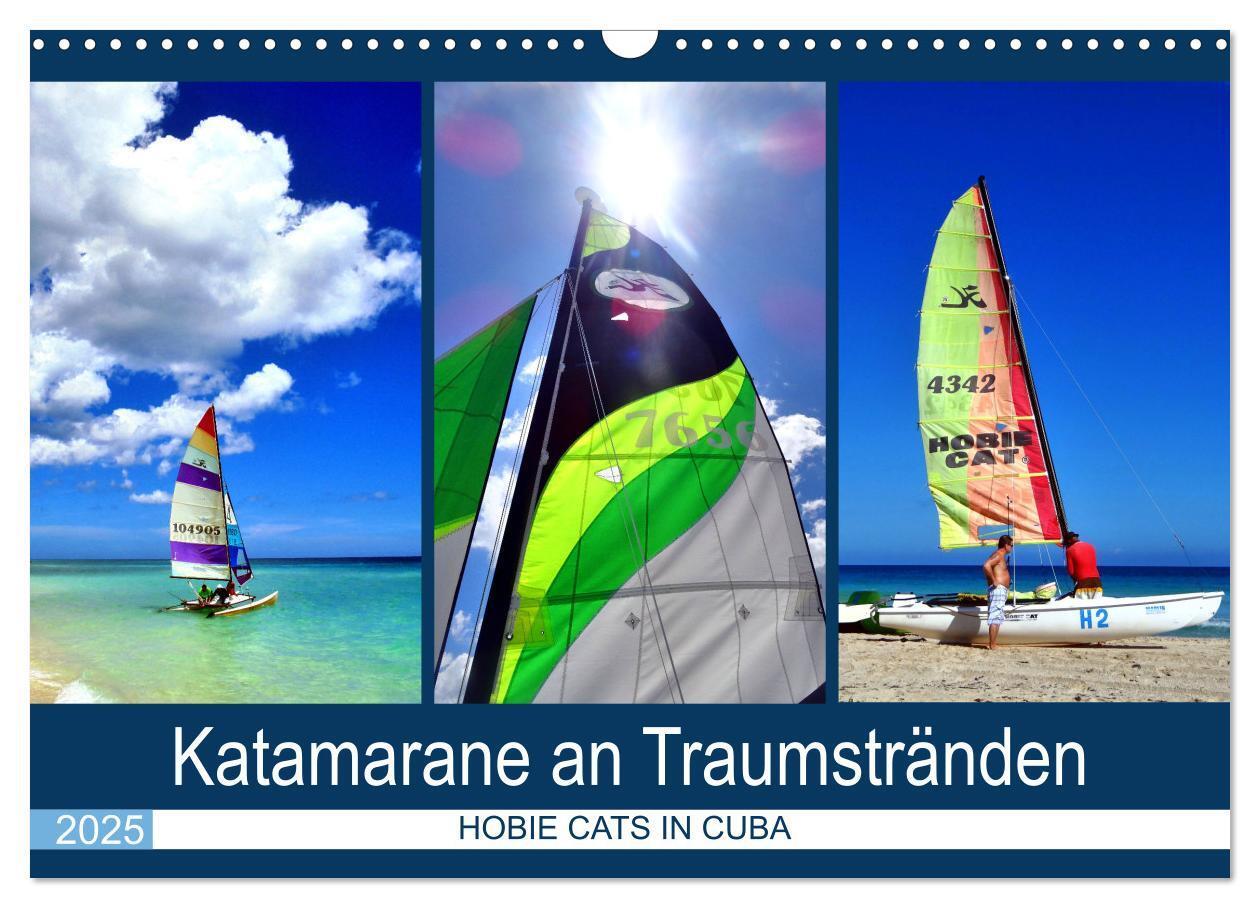 Cover: 9783435073115 | Katamarane an Traumstränden - Hobie Cats in Cuba (Wandkalender 2025...