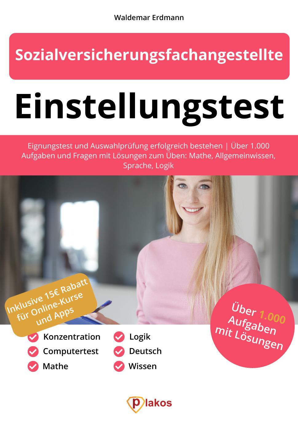 Cover: 9783948144777 | Einstellungstest Sozialversicherungsfachangestellte | Waldemar Erdmann