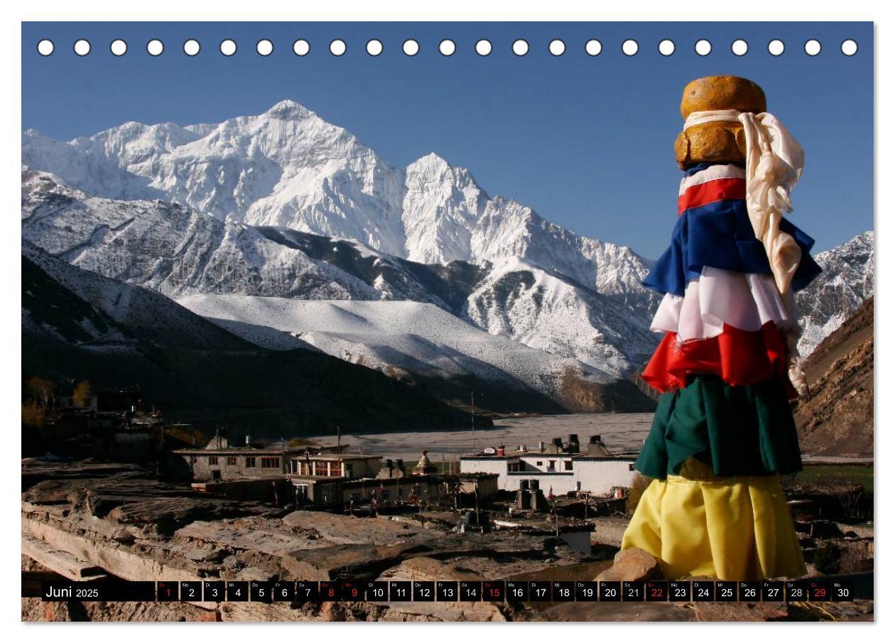 Bild: 9783435623686 | Nepal - Jomsom Trek (Tischkalender 2025 DIN A5 quer), CALVENDO...