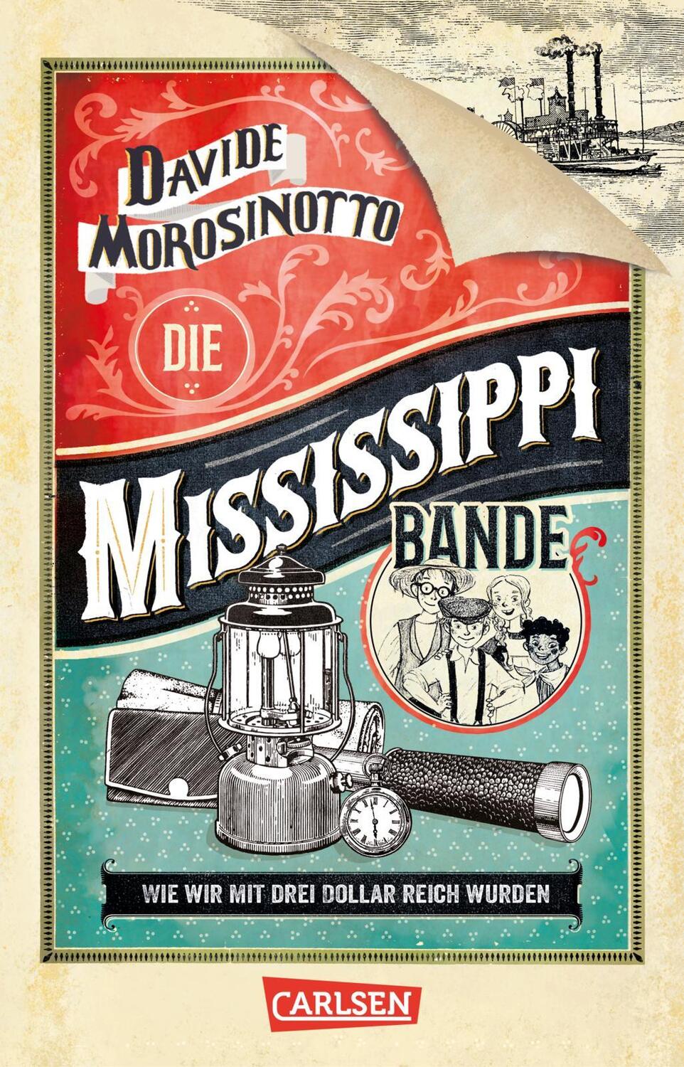 Cover: 9783551321084 | Die Mississippi-Bande | Eine abenteuerliche Lesereise für Kinder ab 11