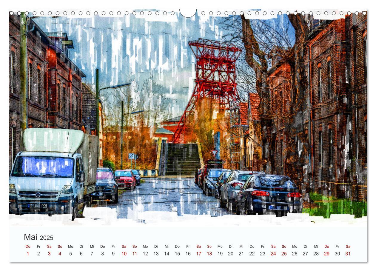 Bild: 9783457224854 | Ruhrpott Art (Wandkalender 2025 DIN A3 quer), CALVENDO Monatskalender