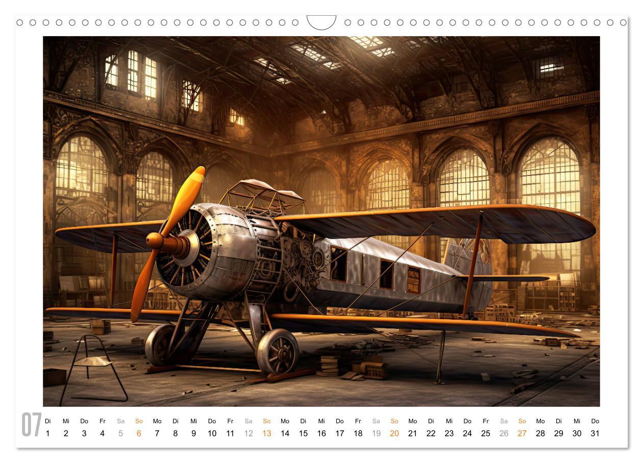 Bild: 9783383899713 | Steampunk Luftfahrt (Wandkalender 2025 DIN A3 quer), CALVENDO...