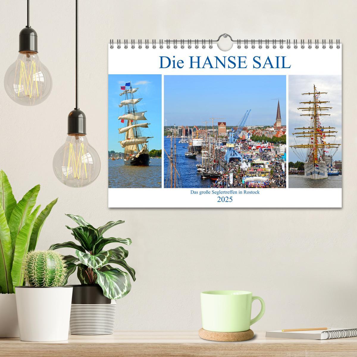 Bild: 9783435203185 | Die HANSE SAIL Das große Seglertreffen in Rostock (Wandkalender...