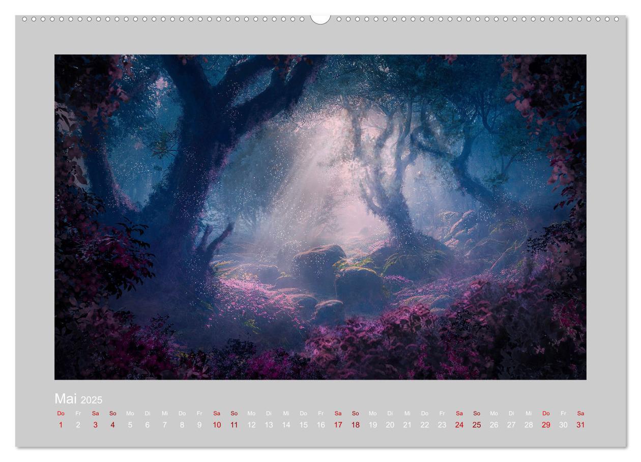 Bild: 9783383912801 | Wald der Märchen (Wandkalender 2025 DIN A2 quer), CALVENDO...