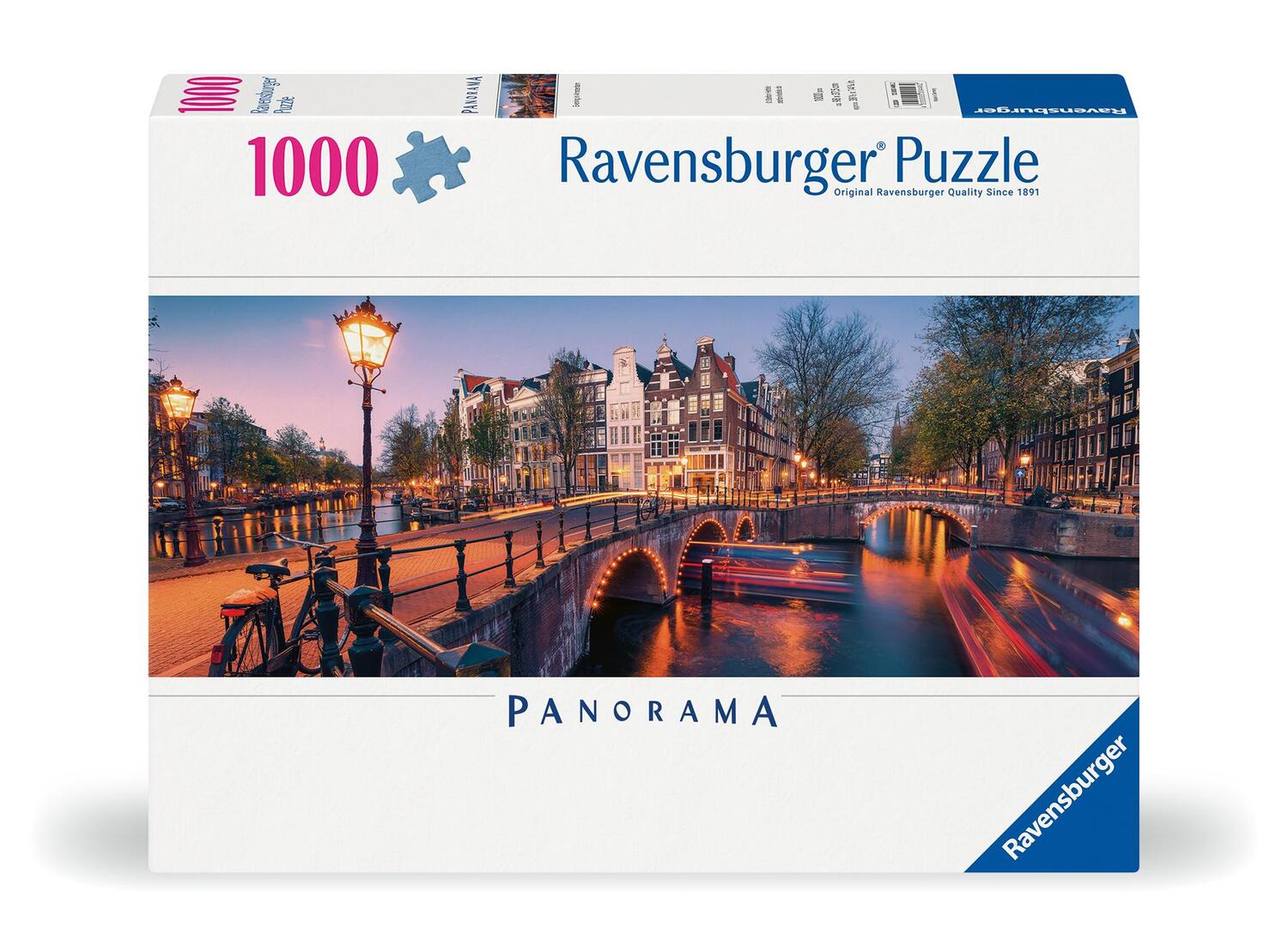 Cover: 4005555004462 | Ravensburger Puzzle 12000446 - Abend in Amsterdam - 1000 Teile...