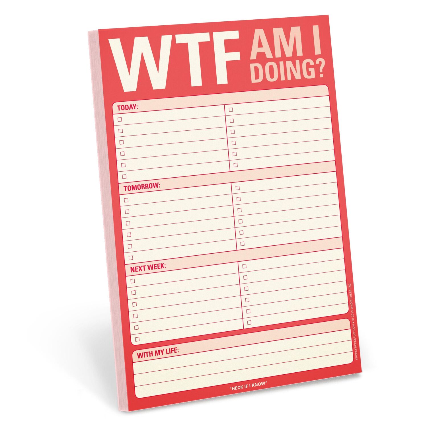 Cover: 9781601066824 | Classic Pad 'WTF Am I Doing ?' | Knock Knock | Stück | 60 S. | 2015