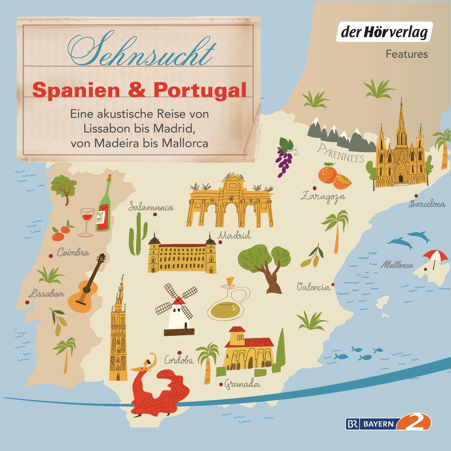 Cover: 9783844545739 | Sehnsucht Spanien &amp; Portugal | Till Ottlitz | Audio-CD | 4 Audio-CDs