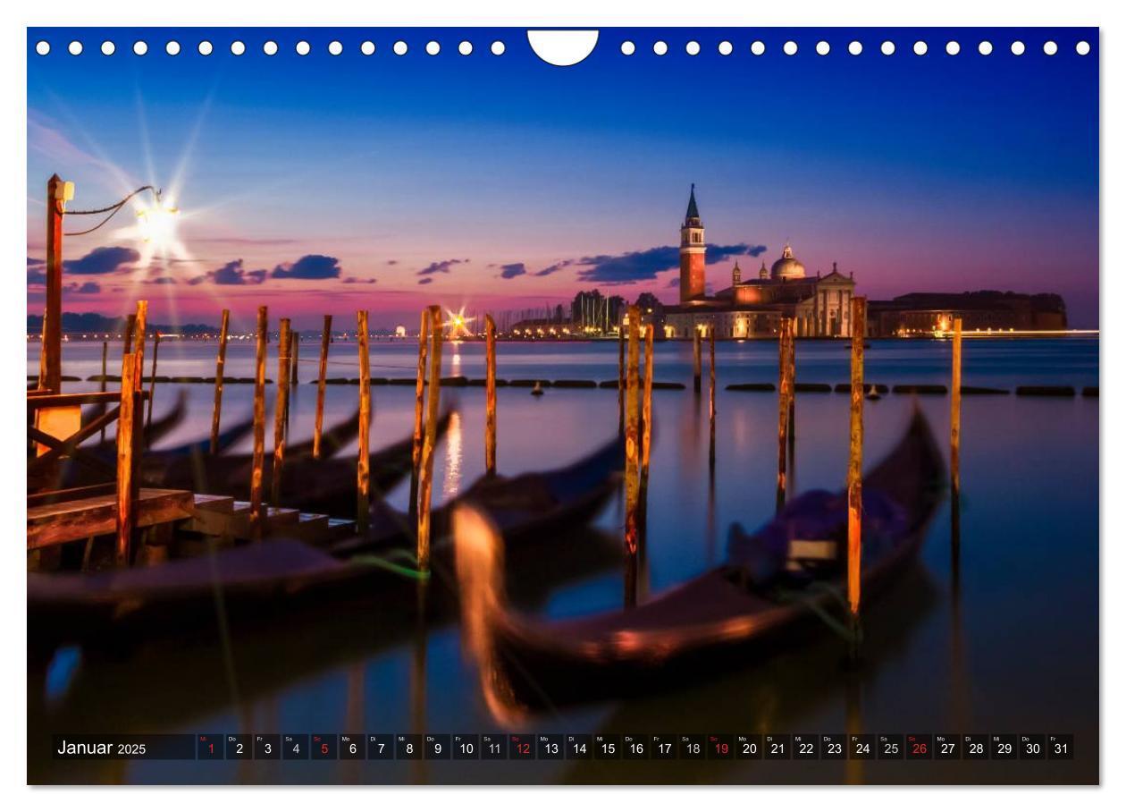 Bild: 9783435665631 | Leuchtendes Venedig (Wandkalender 2025 DIN A4 quer), CALVENDO...