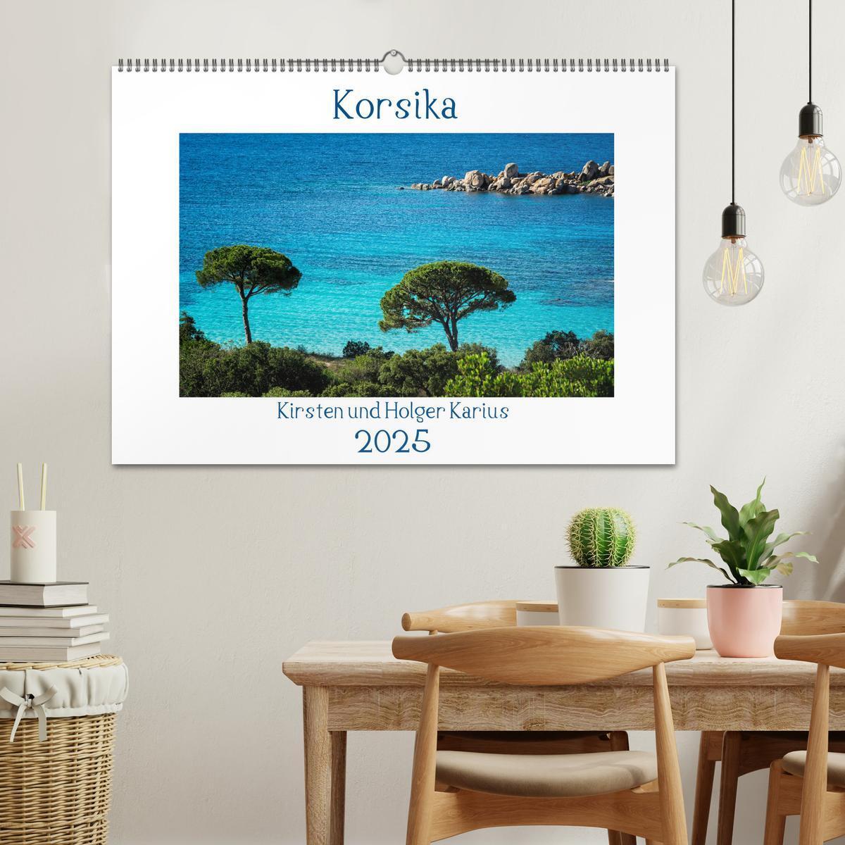 Bild: 9783435796786 | Korsika 2025 (Wandkalender 2025 DIN A2 quer), CALVENDO Monatskalender