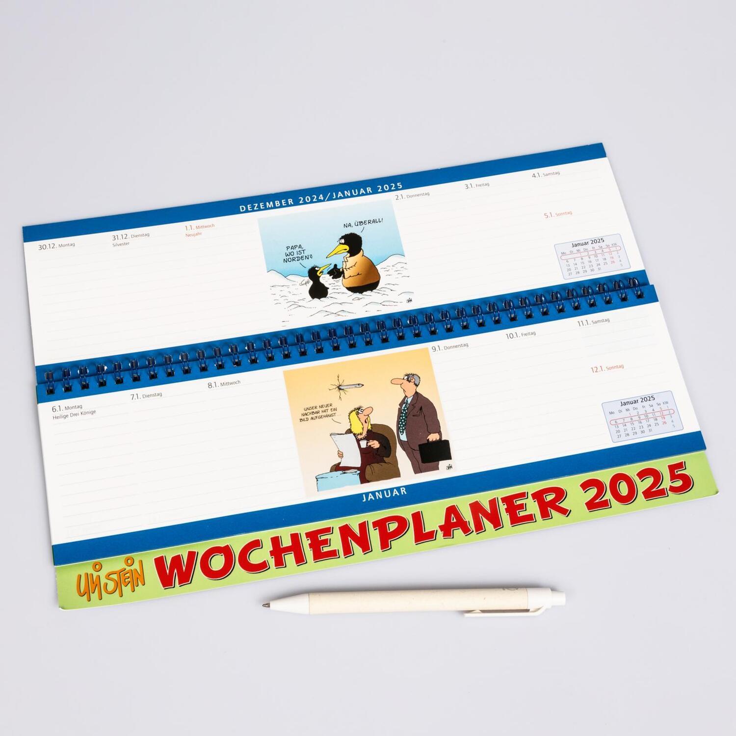 Bild: 9783830321965 | Uli Stein Wochenplaner 2025: Tischkalender | Uli Stein | Kalender