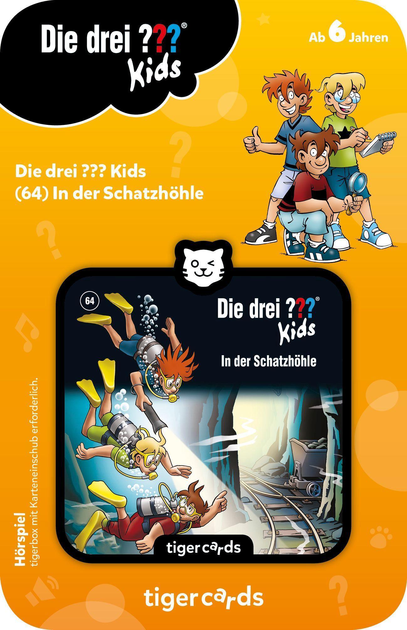 Bild: 4260535480784 | tigercard - Die drei ??? Kids - Folge 64: In der Schatzhöhle | Deutsch