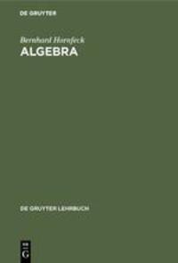 Cover: 9783110044553 | Algebra | Bernhard Hornfeck | Buch | HC runder Rücken kaschiert | 1973