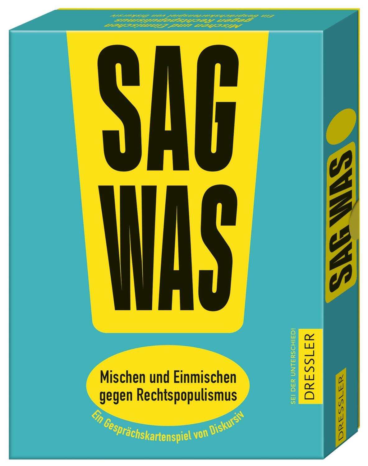 Cover: 4260160881772 | Sag was! Mischen und Einmischen gegen Rechtspopulismus | Box | 62 S.