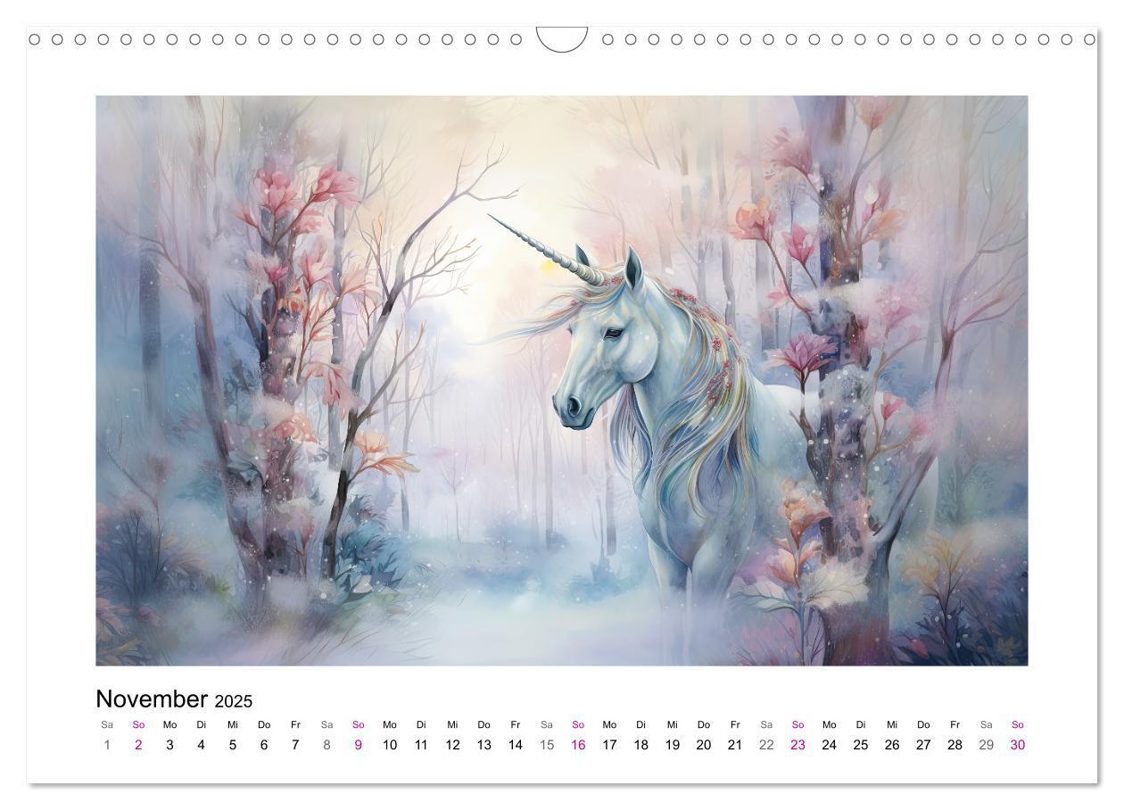 Bild: 9783383892738 | Geliebte Einhörner (Wandkalender 2025 DIN A3 quer), CALVENDO...