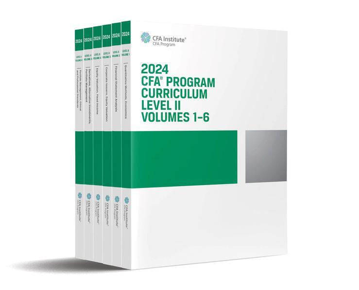 Cover: 9781953337689 | 2024 CFA Program Curriculum Level II Box Set | Cfa Institute | Buch