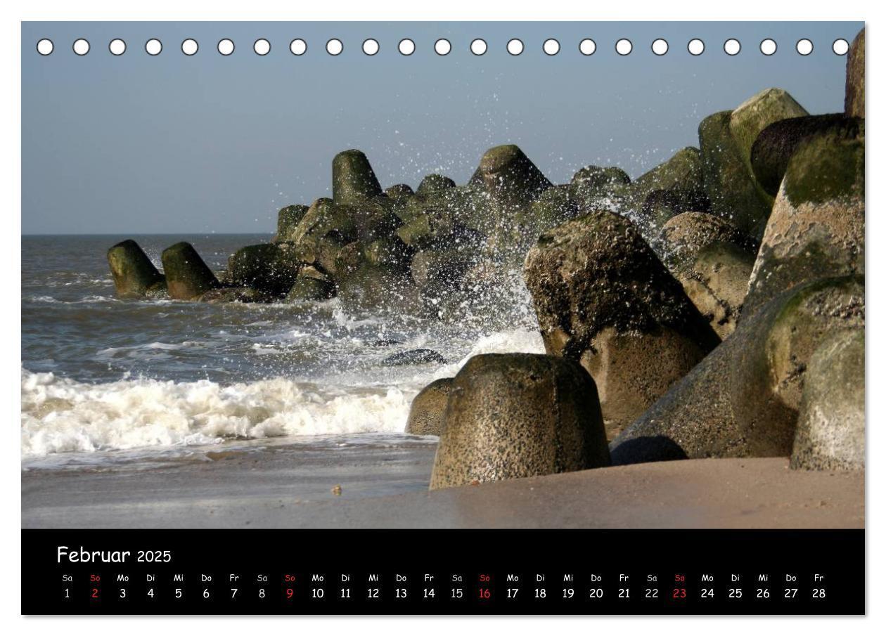 Bild: 9783435821853 | Sylt (Tischkalender 2025 DIN A5 quer), CALVENDO Monatskalender | 2025