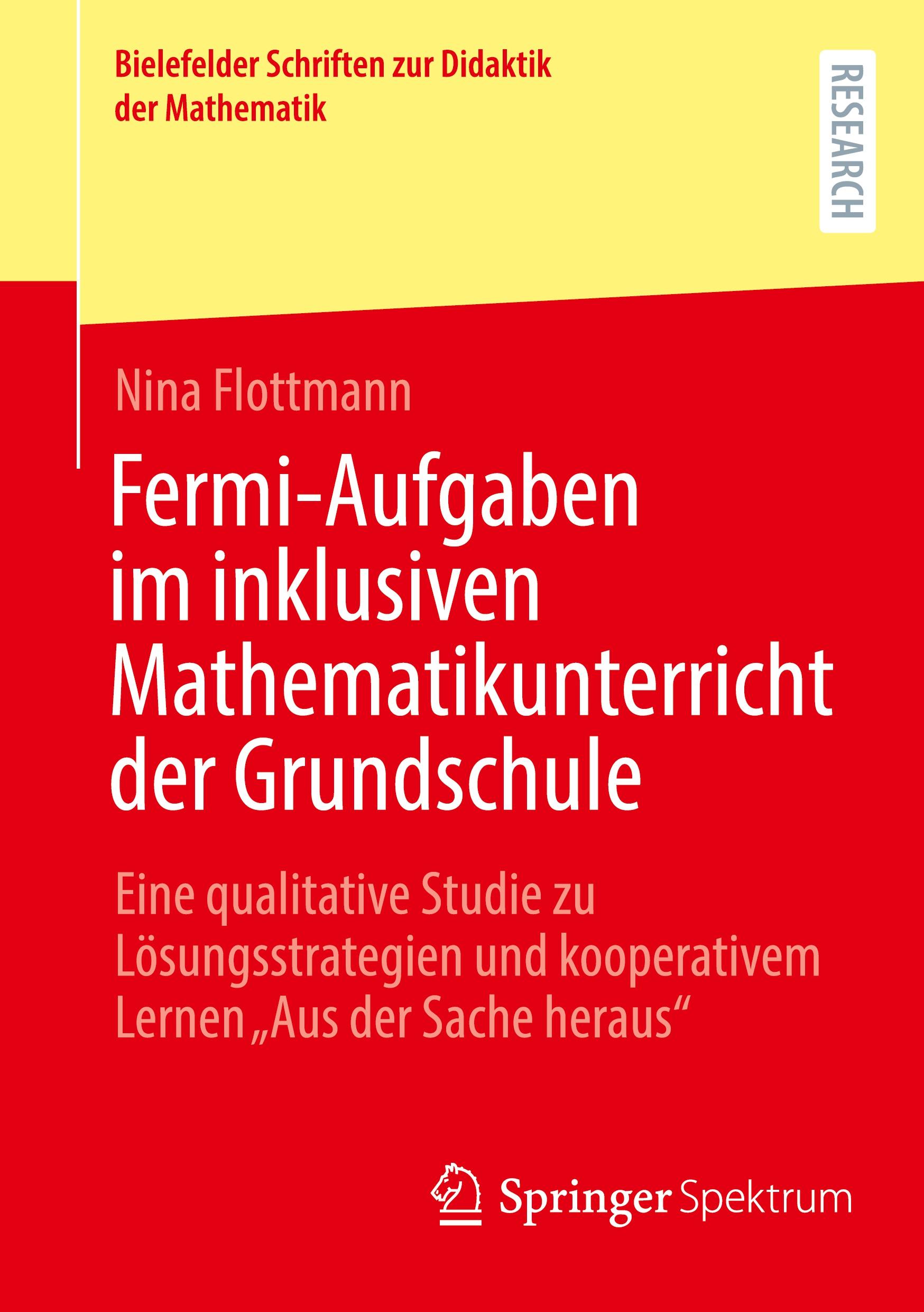 Cover: 9783658446017 | Fermi-Aufgaben im inklusiven Mathematikunterricht der Grundschule