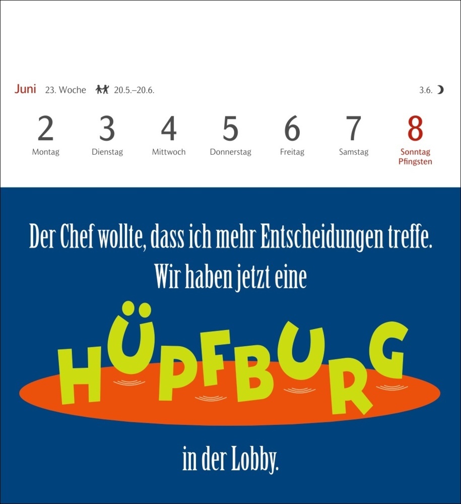 Bild: 9783840034190 | Der fette Vogel bricht den Ast Postkartenkalender 2025 -...