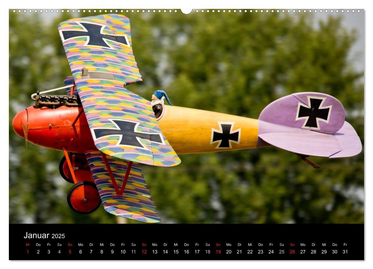 Bild: 9783435731770 | Modellflieger (Wandkalender 2025 DIN A2 quer), CALVENDO Monatskalender