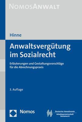 Cover: 9783848760923 | Anwaltsvergütung im Sozialrecht | Dirk Hinne | Taschenbuch | Deutsch