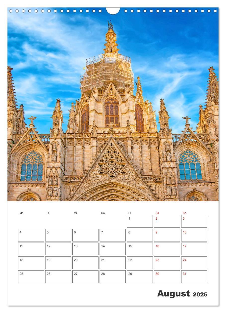 Bild: 9783435899487 | Barcelona - Urlaubsplaner (Wandkalender 2025 DIN A3 hoch), CALVENDO...