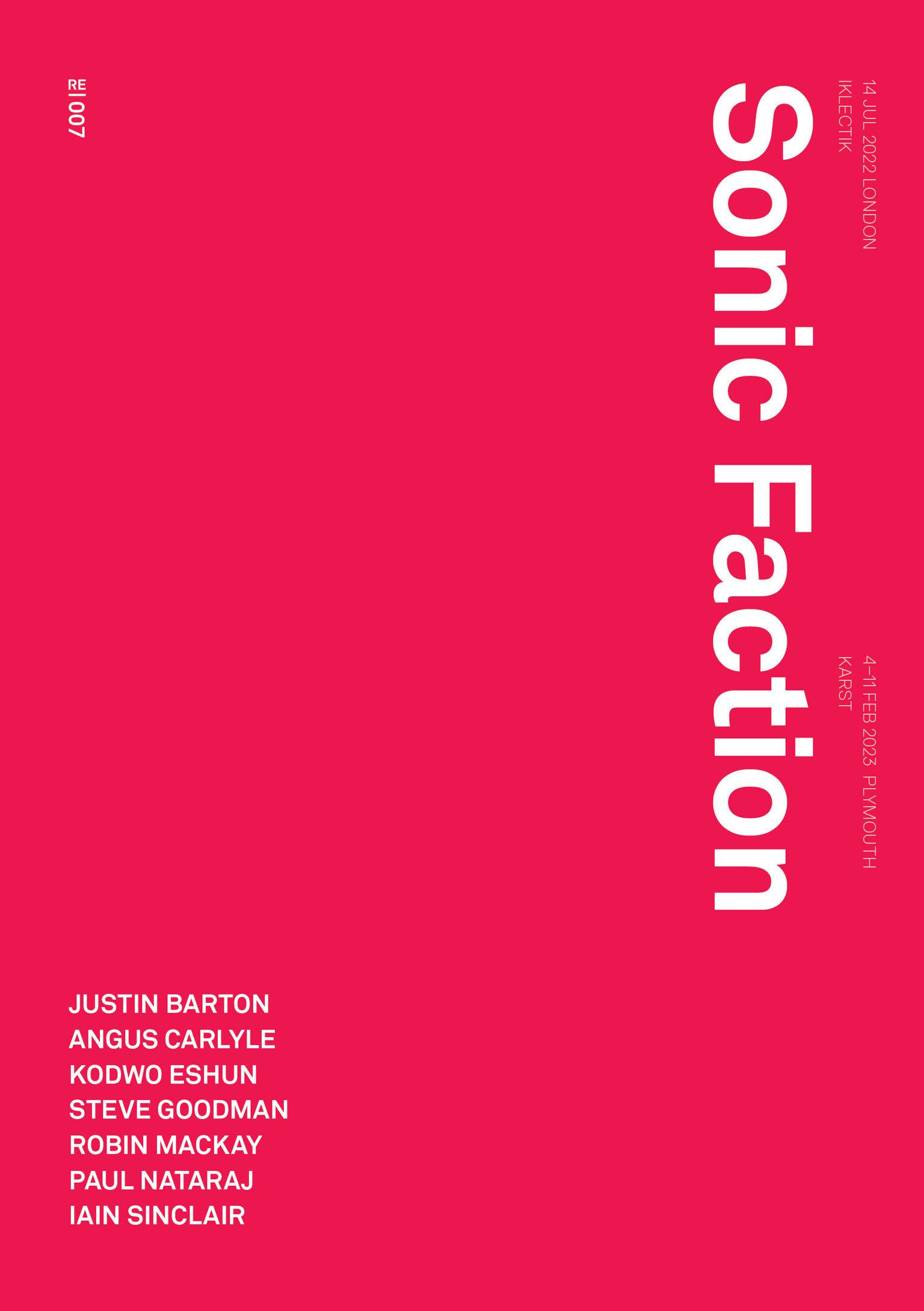 Cover: 9781915103123 | Sonic Faction | Audio Essay as Medium and Method | Barton (u. a.)