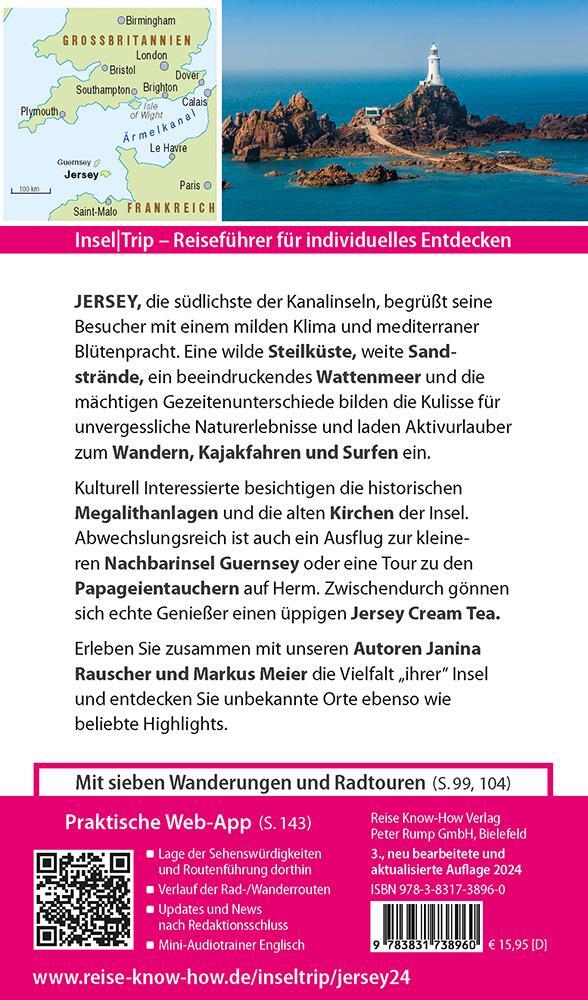 Rückseite: 9783831738960 | Reise Know-How InselTrip Jersey | Janina Rauscher (u. a.) | Buch