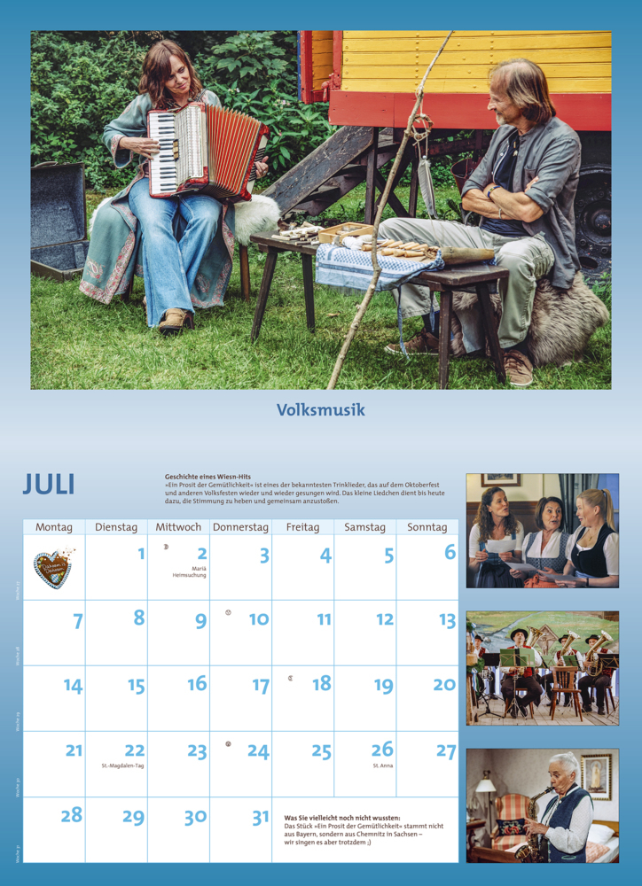 Bild: 4250809654287 | DUMONT - Dahoam is Dahoam 2025 Broschürenkalender, 42x29cm,...