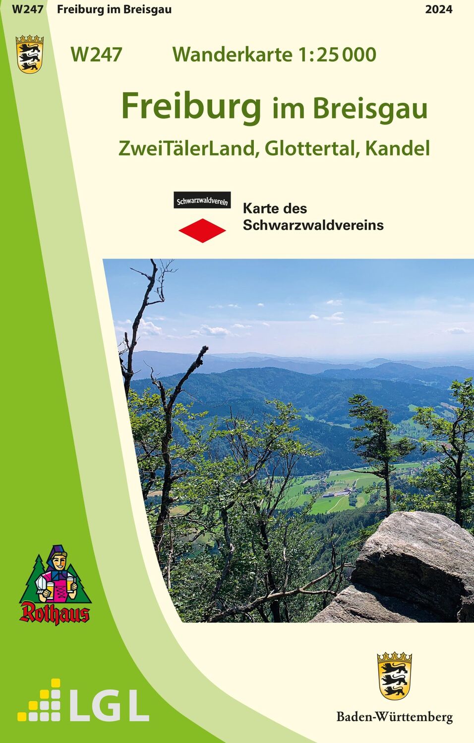 Cover: 9783863984731 | Wanderkarte 1:25 000 Freiburg im Breisgau | LGL | (Land-)Karte | 2 S.