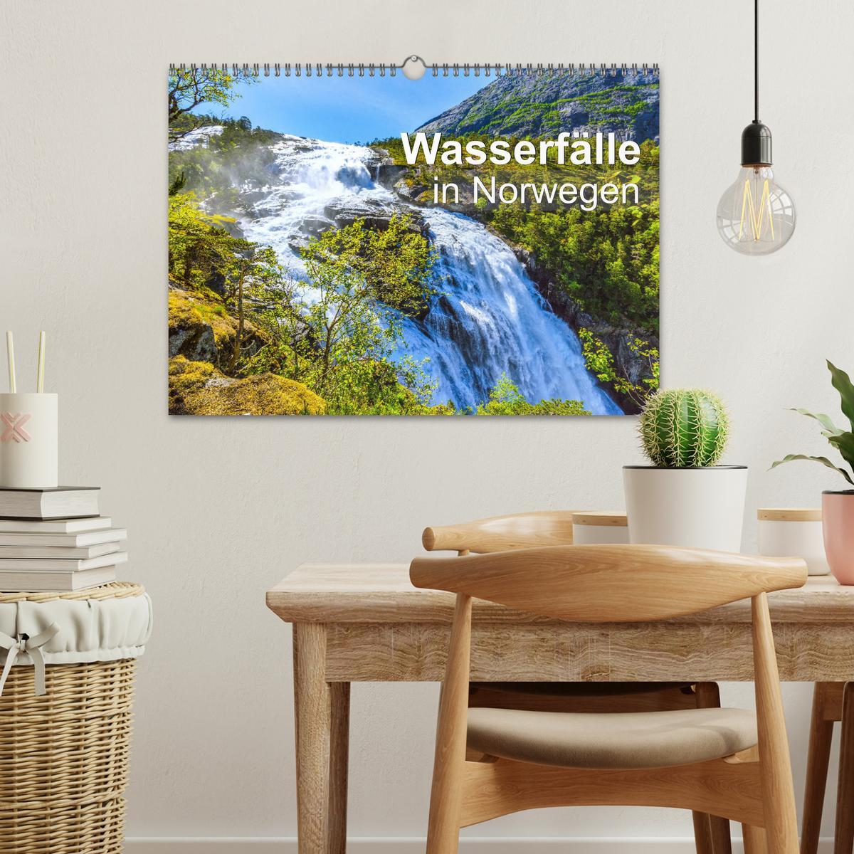 Bild: 9783435278855 | Wasserfälle in Norwegen (Wandkalender 2025 DIN A3 quer), CALVENDO...