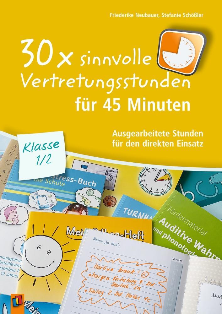 Cover: 9783834636836 | 30 x sinnvolle Vertretungsstunden für 45 Minuten - Klasse 1/2 | Buch