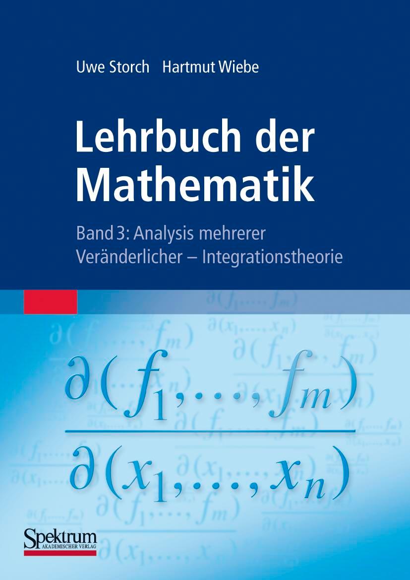 Cover: 9783827427458 | Lehrbuch der Mathematik, Band 3 | Hartmut Wiebe (u. a.) | Taschenbuch