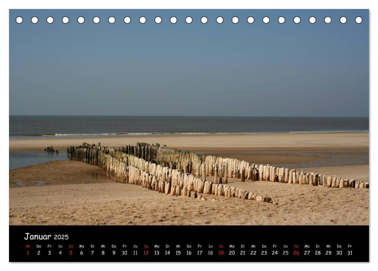 Bild: 9783435821853 | Sylt (Tischkalender 2025 DIN A5 quer), CALVENDO Monatskalender | 2025